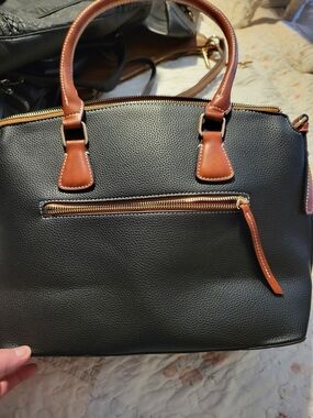 Classic Black and Brown Women's Satchel Bag - Brand